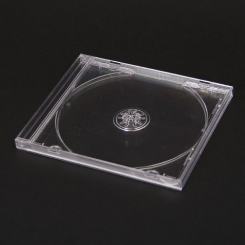 OMEGA PUDEŁKO JEWEL CASE BOX 1CD CLEAR PREMIUM 40730 CM