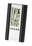 FIESTA DIGITAL WEATHER STATION LCD WIRED SENSOR STACJA POGODY Z WYŚWIETLACZEM LCD I CZUJNIKIEM PRZEWODOWYM BLACK [43569]