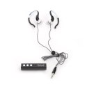 FIESTA EARPHONES BLUETOOTH + SELFIE SHUTTER SŁUCHAWKI PRZEWODOWE Z MODUŁEM BLUETOOTH I WYZWALACZEM SELFIE WHITE [43517] TE