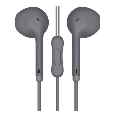 FREESTYLE EARPHONES MINI JACK + MIC MACAROON STYLE GREY [45759]