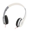 FREESTYLE HI-FI STEREO HEADPHONES SŁUCHAWKI HI-FI STEREO Z MIKROFONEM AUDIOBEAT WHITE [41866] TE