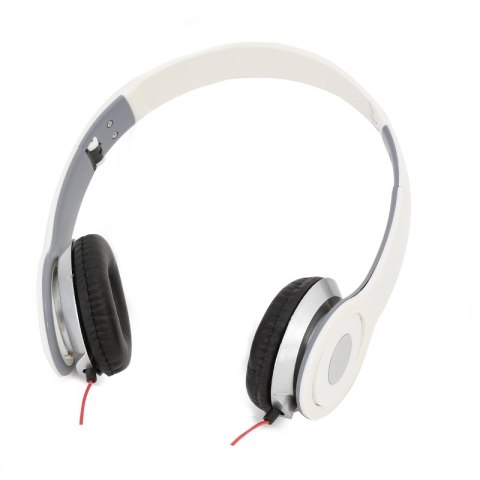 FREESTYLE HI-FI STEREO HEADPHONES SŁUCHAWKI HI-FI STEREO Z MIKROFONEM AUDIOBEAT WHITE [41866] TE