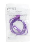 FREESTYLE IN-EAR EARPHONES + MIC SŁUCHAWKI DOUSZNE Z MIKROFONEM VIOLET [42080] TE