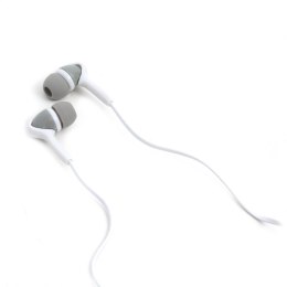 FREESTYLE IN-EAR EARPHONES + MIC SŁUCHAWKI DOUSZNE Z MIKROFONEM WHITE [42705] TE