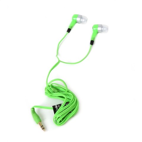 FREESTYLE IN-EAR EARPHONES SŁUCHAWKI PRZEWODOWE DOUSZNE GREEN [42279] TE