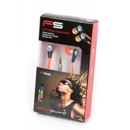 FREESTYLE NOISE CANCELING EARPHONES + MIC SŁUCHAWKI DOUSZNE Z MIKROFONEM I ANC ORANGE [41680] TE