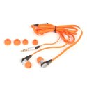 FREESTYLE NOISE CANCELING EARPHONES + MIC SŁUCHAWKI DOUSZNE Z MIKROFONEM I ANC ORANGE [41680] TE