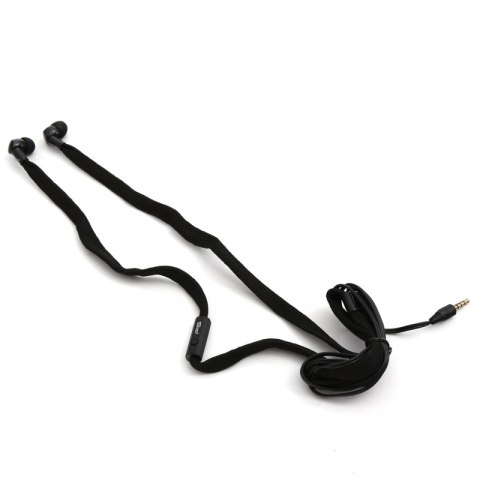 FREESTYLE SHOELACE EARPHONES + MIC SŁUCHAWKI DOUSZNE Z MIKROFONEM SHOELACE BLACK [42776]