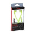 FREESTYLE SHOELACE EARPHONES + MIC SŁUCHAWKI DOUSZNE Z MIKROFONEM SHOELACE FH2112 GREEN [42778] TE