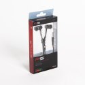 FREESTYLE ZIP EARPHONES + MIC SŁUCHAWKI DOUSZNE Z MIKROFONEM ZIP BLACK [41798]