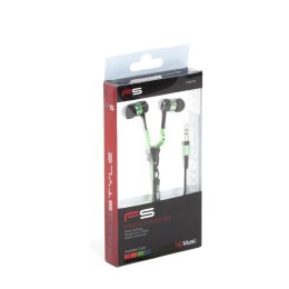 FREESTYLE ZIP EARPHONES + MIC SŁUCHAWKI DOUSZNE Z MIKROFONEM ZIP GREEN [41800] TE