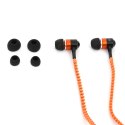 FREESTYLE ZIP EARPHONES + MIC SŁUCHAWKI DOUSZNE Z MIKROFONEM ZIP ORANGE [41801] TE