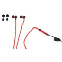 FREESTYLE ZIP EARPHONES + MIC SŁUCHAWKI DOUSZNE Z MIKROFONEM ZIP RED [41802]