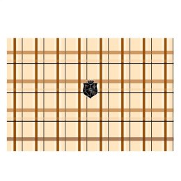 G-CUBE NOTEBOOK SKIN NAKLEJKA NA NOTEBOOK GSP-19B MAD FOR PLAID BROWN TE