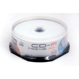 FREESTYLE CD-R 700MB 52X WHITE INKJET FF PRINTABLE CAKE*25 [40192]