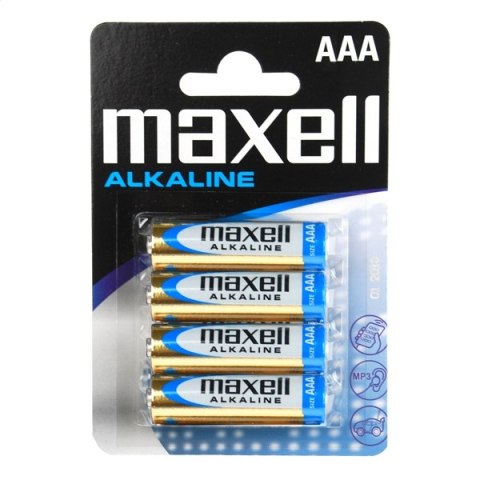 MAXELL BATTERY ALKALINE LR03/AAA BLISTER*4 723671.04 EU