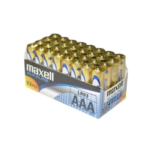 MAXELL BATTERY ALKALINE LR03/AAA SHRINK*32 790260.04.CN