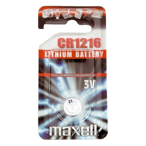 MAXELL BATTERY CR1216 BLISTER*1 11238800