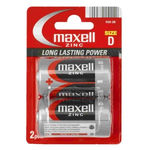 MAXELL BATTERY MANGANESE/ZINC R20 / D BLISTER*2 774401.04.EU