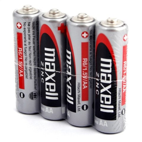 MAXELL BATTERY MANGANESE/ZINC R6/AA SHRINK*4 774406.00.EU