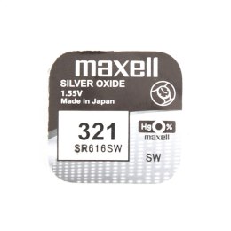 MAXELL BATTERY SR616SW SR COIN [321] BLISTER*1 10292800
