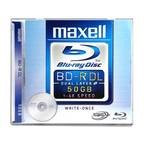 MAXELL BLU-RAY BD-R DL 4X 50GB JEWEL CASE*1 276081.00.CN