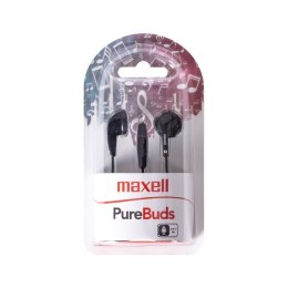 MAXELL EARPHONES PUREBUDS + MIC BLACK 303986.00.CN