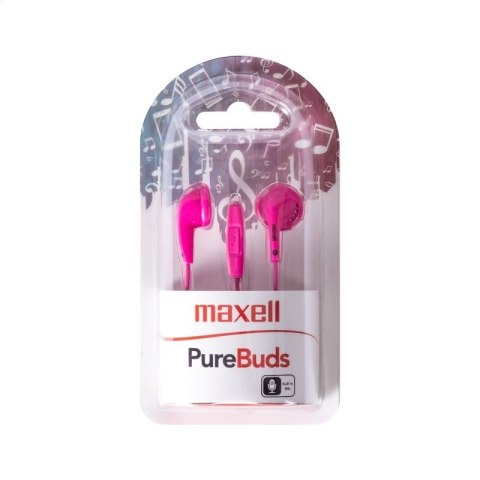 MAXELL EARPHONES PUREBUDS + MIC PINK 303988.00.CN