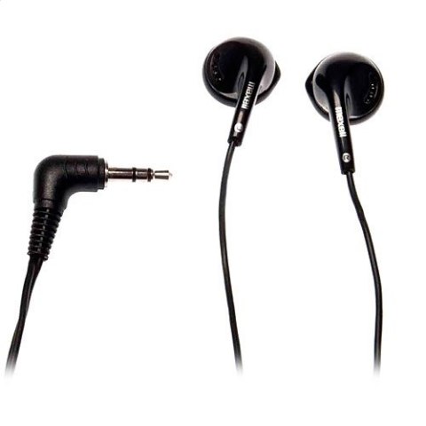 MAXELL EARPHONES SŁUCHAWKI DOUSZNE PRZEWODOWE EB-95 MK III BLACK 190560 303053.01.US [19024]