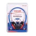 MAXELL HEADPHONES HP-360 MIDSIZE LEGACY MIC BLUE 348111.00.CN