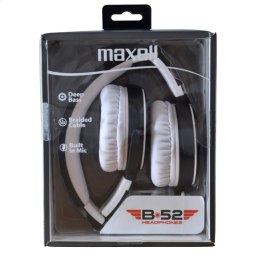 MAXELL HEADPHONES WITH MIC B52 BLACK & WHITE 303976.00.CN