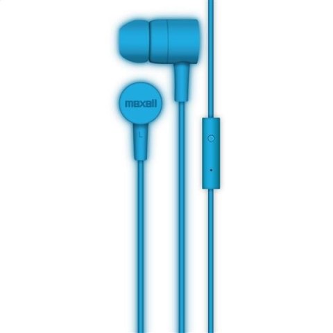 MAXELL SŁUCHAWKI/EARPHONES WITH MIC SPECTRUM BLUE 303618.00.CN