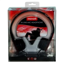 MAXELL SŁUCHAWKI/HEADPHONES HP WITH MIC RED 303570.00.CN