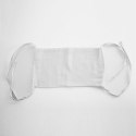 OMEGA 100% COTTON FACE MASK MASKA BAWEŁNIANA MULTIPLE USE 15x25 CM WHITE [45316]