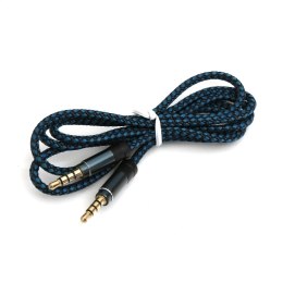 OMEGA AUDIO CABLE JACK 3,5MM to JACK 3,5 MM BLUE