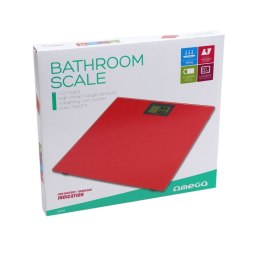 OMEGA BATHROOM SCALES RED [42712]