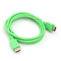 OMEGA HDMI CABLE KABEL KABEL HDMI v.1.4 1.5M BULK GREEN [43647] TE