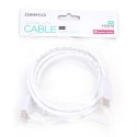 OMEGA HDMI CABLE KABEL KABEL HDMI v.1.4 1.5M BULK WHITE [43649] TE