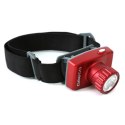 OMEGA HEADLAMP LAMPA CZOŁOWA 8*LED 7-M RED BATT INCL [42398]