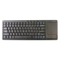 OMEGA KEYBOARD KLAWIATURA BEZPRZEWODOWA WIRELESS US FOR SMART TV + TOUCHPAD US BLACK [43666]