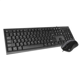 OMEGA KEYBOARD US MOUSE SET OKM-09 ZESTAW PRZEWODOWY KLAWIATURA MYSZ USB BLACK [45545]