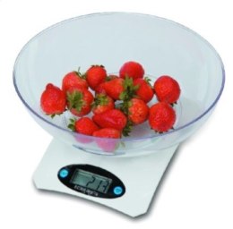 OMEGA KITCHEN SCALE SILVER WITH BOWL 43439