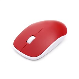 OMEGA MOUSE MYSZ BEZPRZEWODOWA WIRELESS 2 4 GHz 1200DPI RED [42863] TE