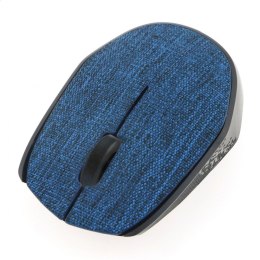 OMEGA MOUSE MYSZ BEZPRZEWODOWA WIRELESS FABRIC BRAIDED DARK BLUE [44564] TE