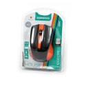 OMEGA MOUSE MYSZ WIRELESS 2 4GHz 1000DPI NANO USB RECEIVER BLACK ORANGE [41794] TE