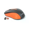 OMEGA MOUSE MYSZ WIRELESS 2 4GHz 1000DPI NANO USB RECEIVER BLACK ORANGE [41794] TE