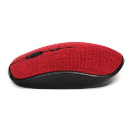 OMEGA MOUSE MYSZ WIRELESS FABRIC BRAIDED RED [45537]