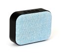 OMEGA SPEAKER GŁOŚNIK BLUETOOTH V4.1 FABRIC BLUE [44331] TE