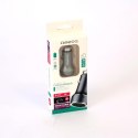 OMEGA CAR CHARGER ŁADOWARKA SAMOCHODOWA METAL 2xUSB Quick Charge 3.0 18W [44252]