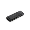 OMEGA CARD READER CZYTNIK KART PAMIĘCI microSDHC SDHC SDXC USB 3.0 BLACK [43521]